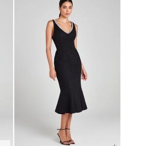 Nadine Merabi PENELOPE BLACK DRESS